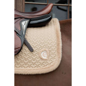 Kentucky Horsewear Tapis de Selle Fake Fur Onion Quilt de Saut Beige