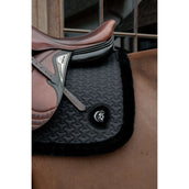 Kentucky Horsewear Tapis de Selle Fake Fur Onion Quilt de Saut Noir