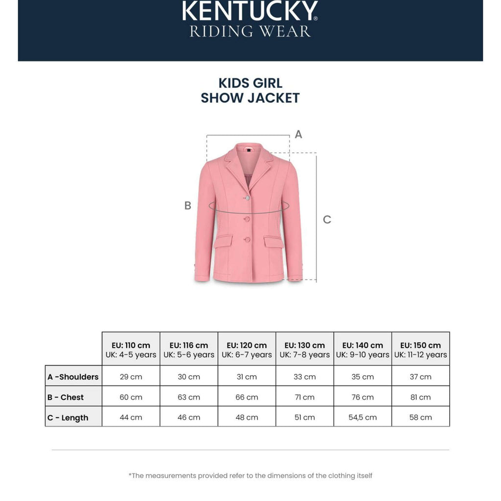 Kentucky Petite Veste de Concours Sammy Girls Old Rose