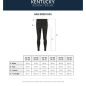 Kentucky Pantalon d'Équitation Mexico Knee Grip Hommes Marin