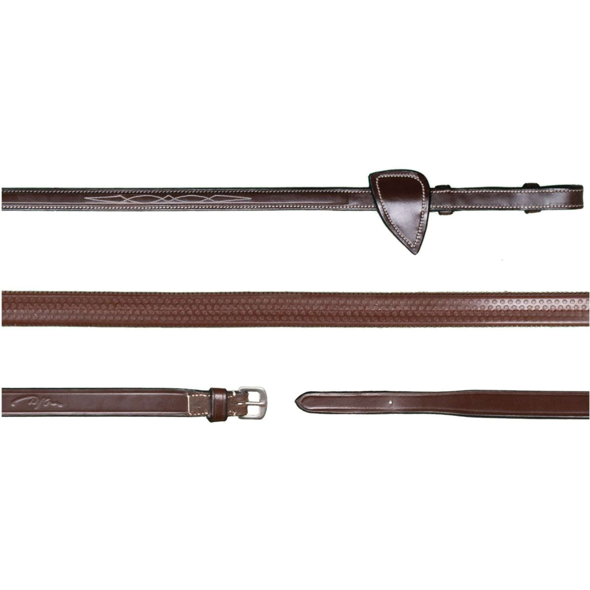 Dyon Rênes US Collection 1/2 Caoutchouc Marron