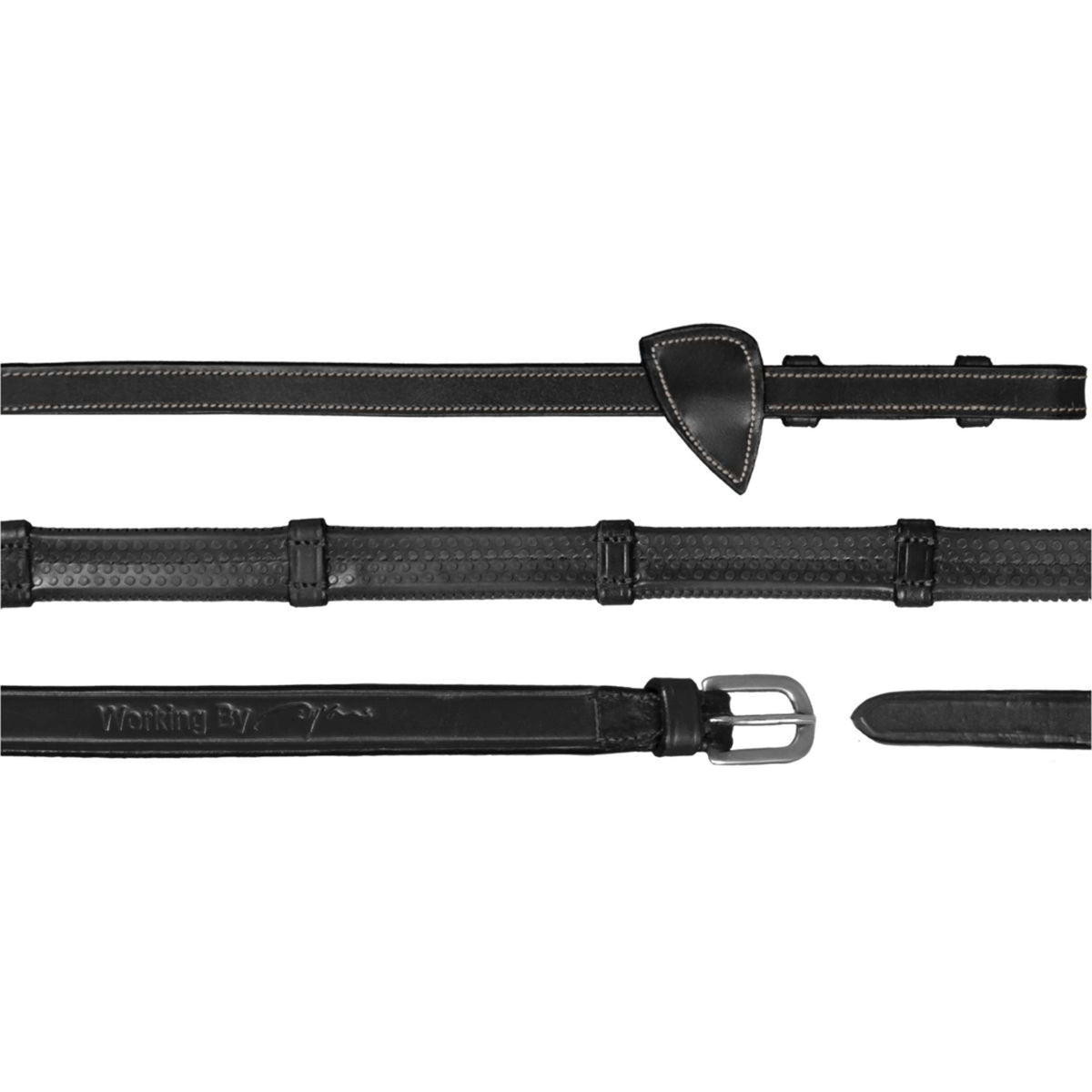 Dyon Rênes 7 Loops Working By Dyon 1/2 Caoutchouc Noir