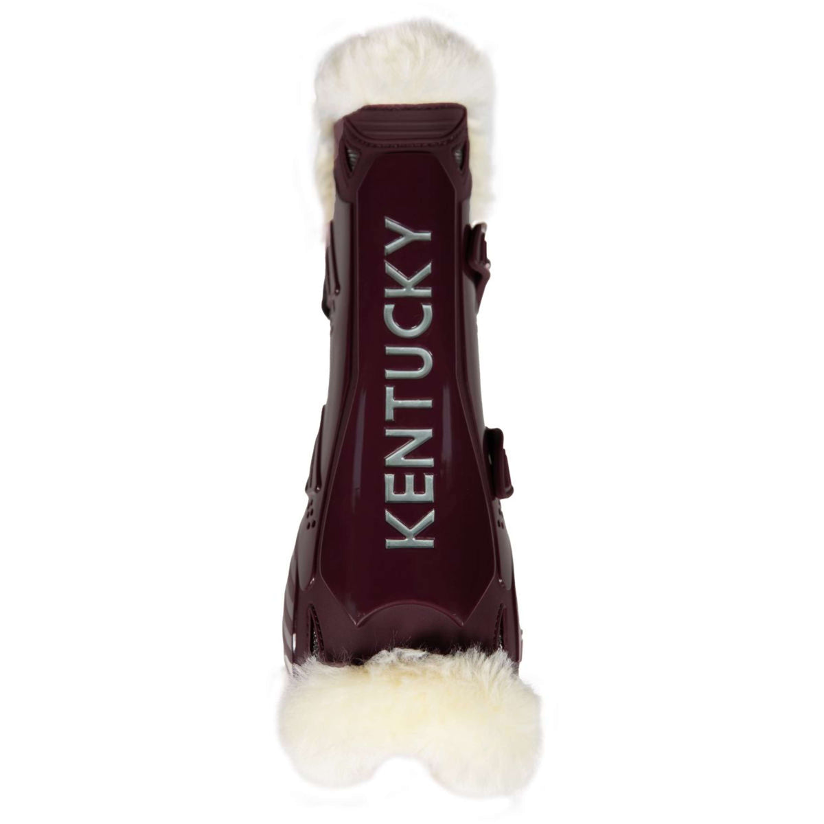 Kentucky Horsewear Protèges-Tendons Bamboo Elastic Vegan Sheepskin Bordeaux