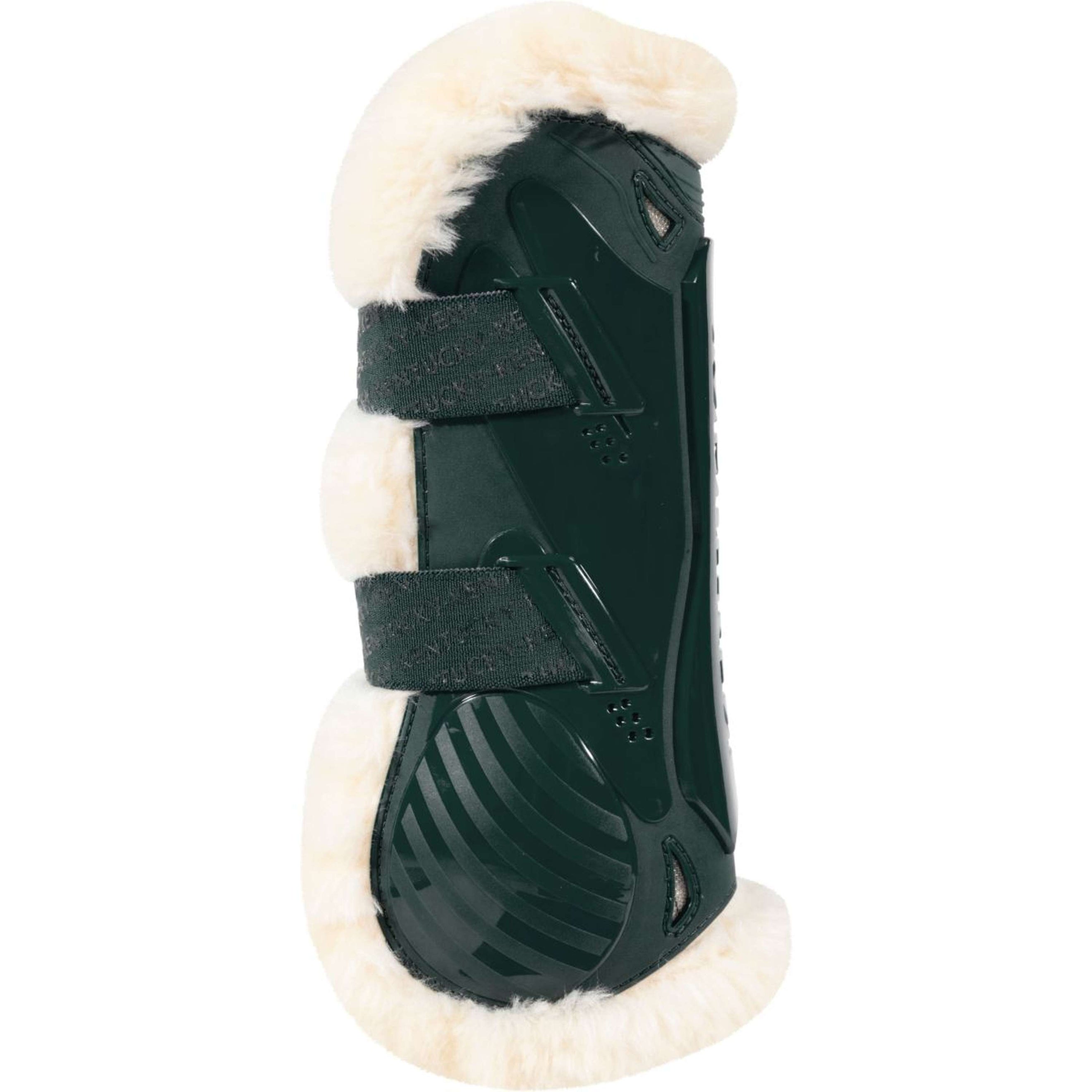 Kentucky Horsewear Protèges-Tendons Bamboo Elastic Vegan Sheepskin Vert foncé Kentucky Horsewear Protèges-Tendons Bamboo Elastic Vegan Sheepskin Vert foncé