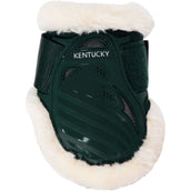 Kentucky Protège-Boulets Young Horse Vegan Sheepskin Vert foncé