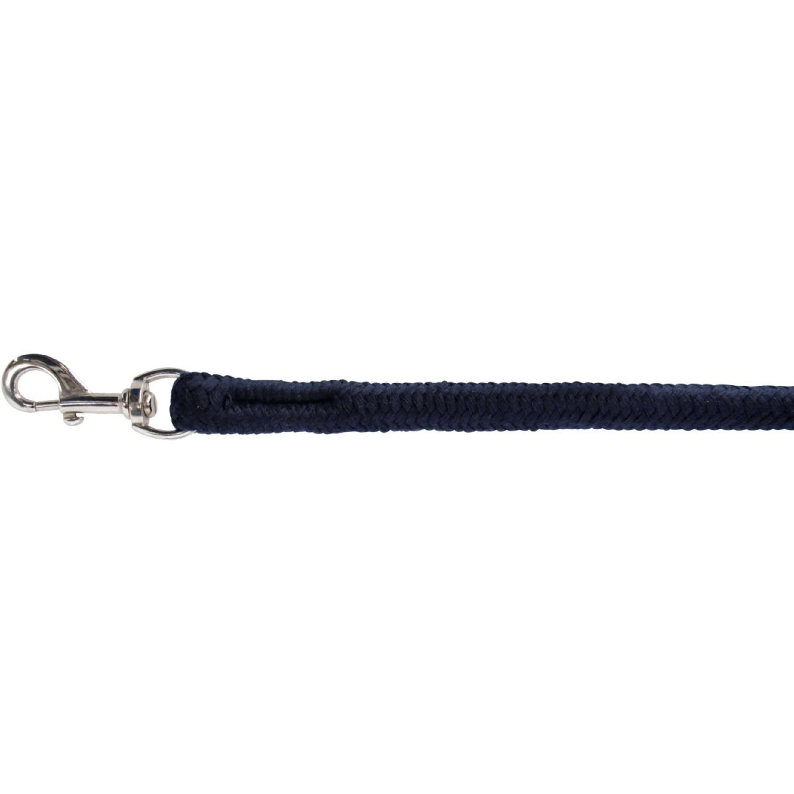 Kerbl Corde Coton avec Mousqueton Bleu