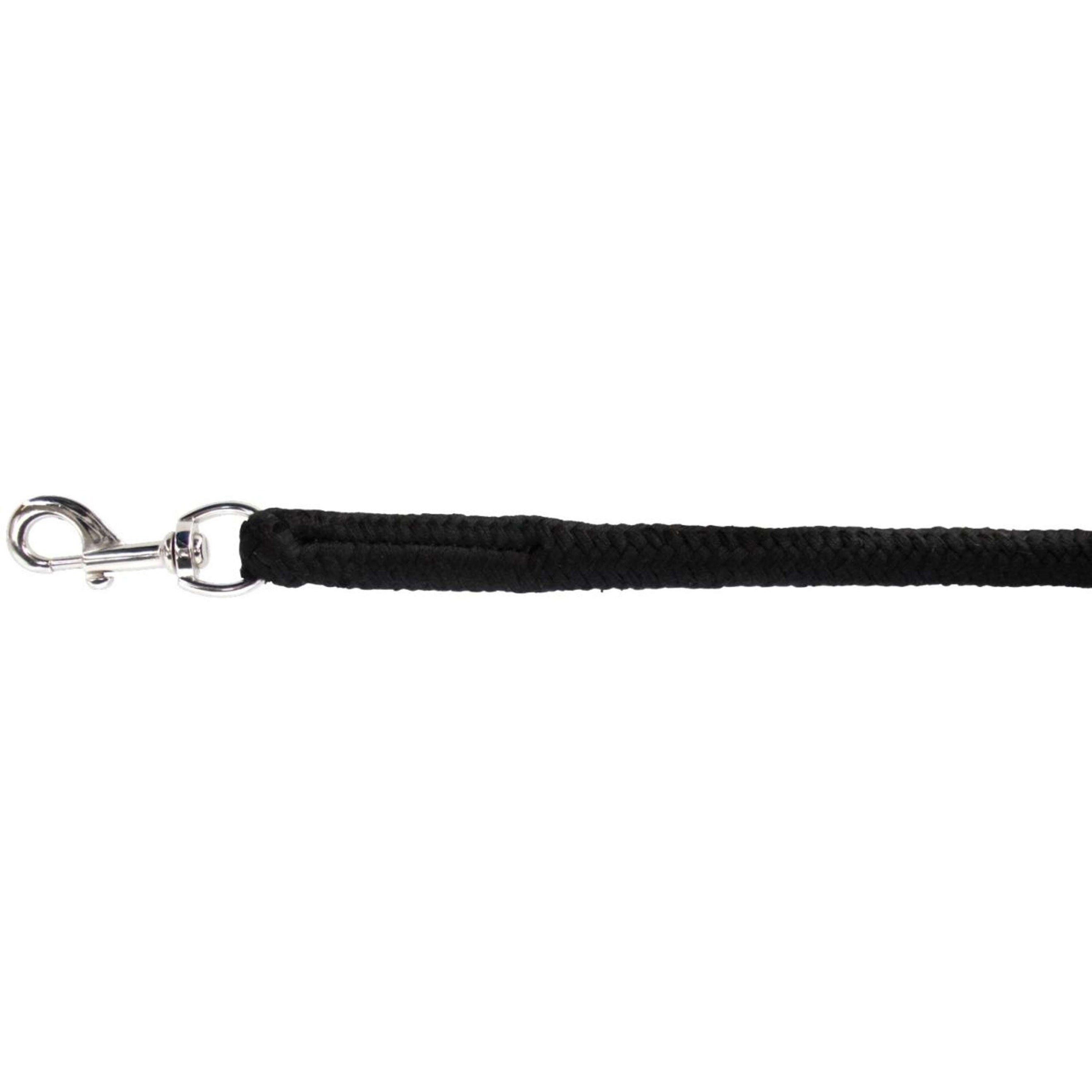 Kerbl Corde Coton avec Mousqueton Noir Kerbl Corde Coton avec Mousqueton Noir