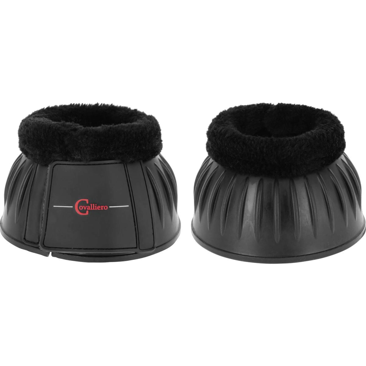 Covalliero Cloches d'Obstacles Teddy Fleece Caoutchouc Noir/Noir