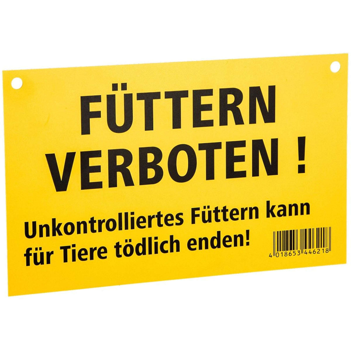 Kerbl Panneau de Mise en Garde Nourrissage Interdit