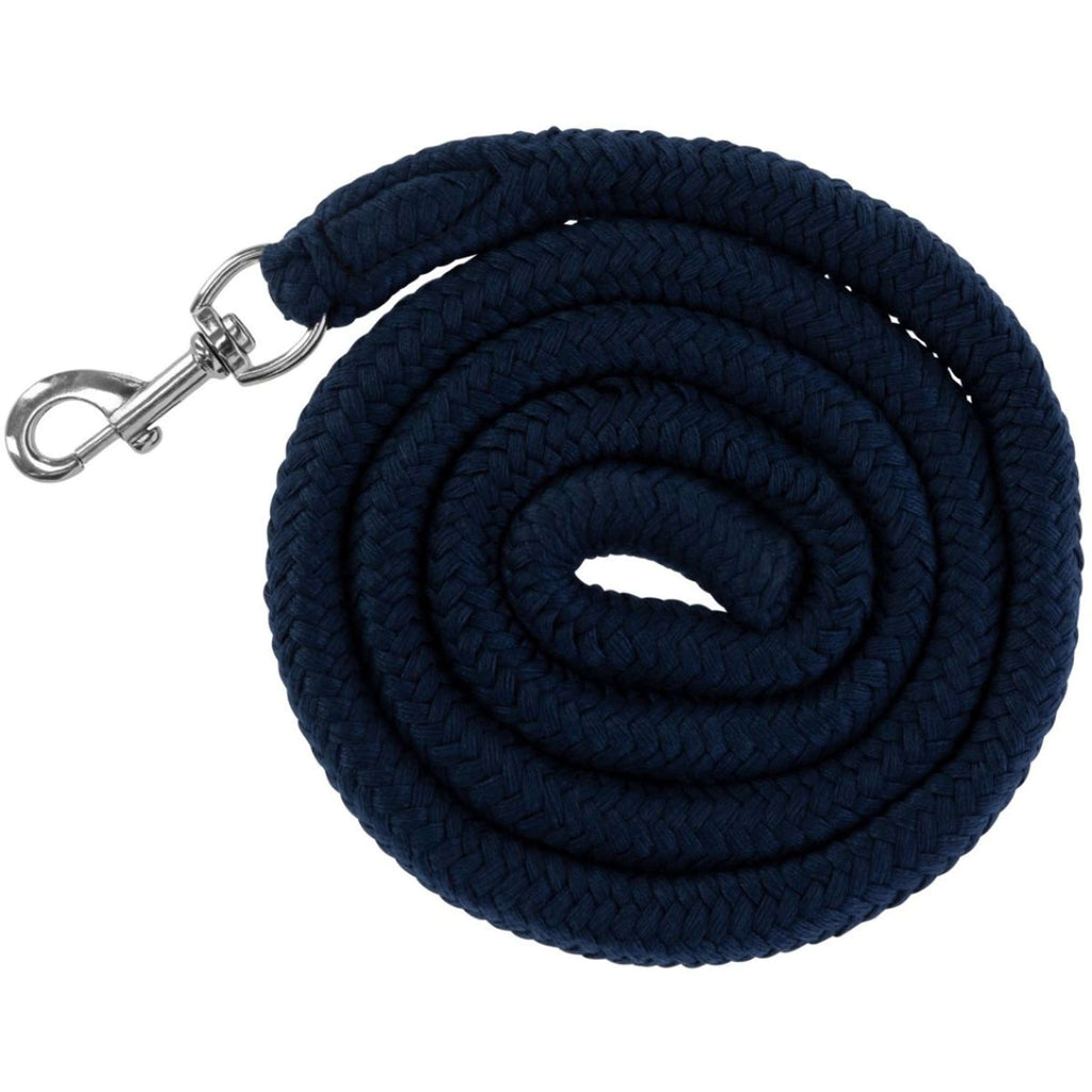 Kerbl Corde Coton avec Mousqueton Bleu