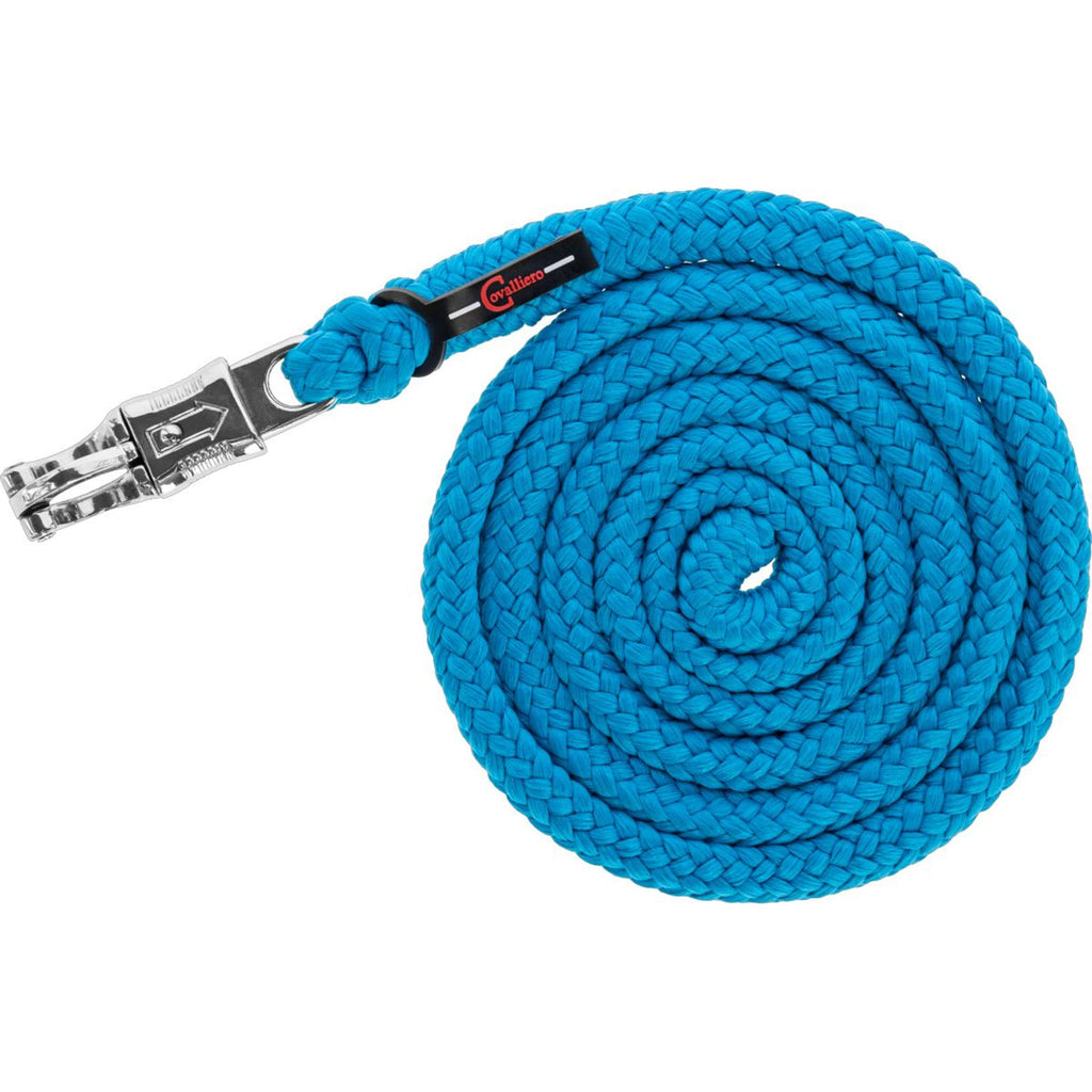 Covalliero Corde pour Licol Hippo avec Crochet Panique Bleu
