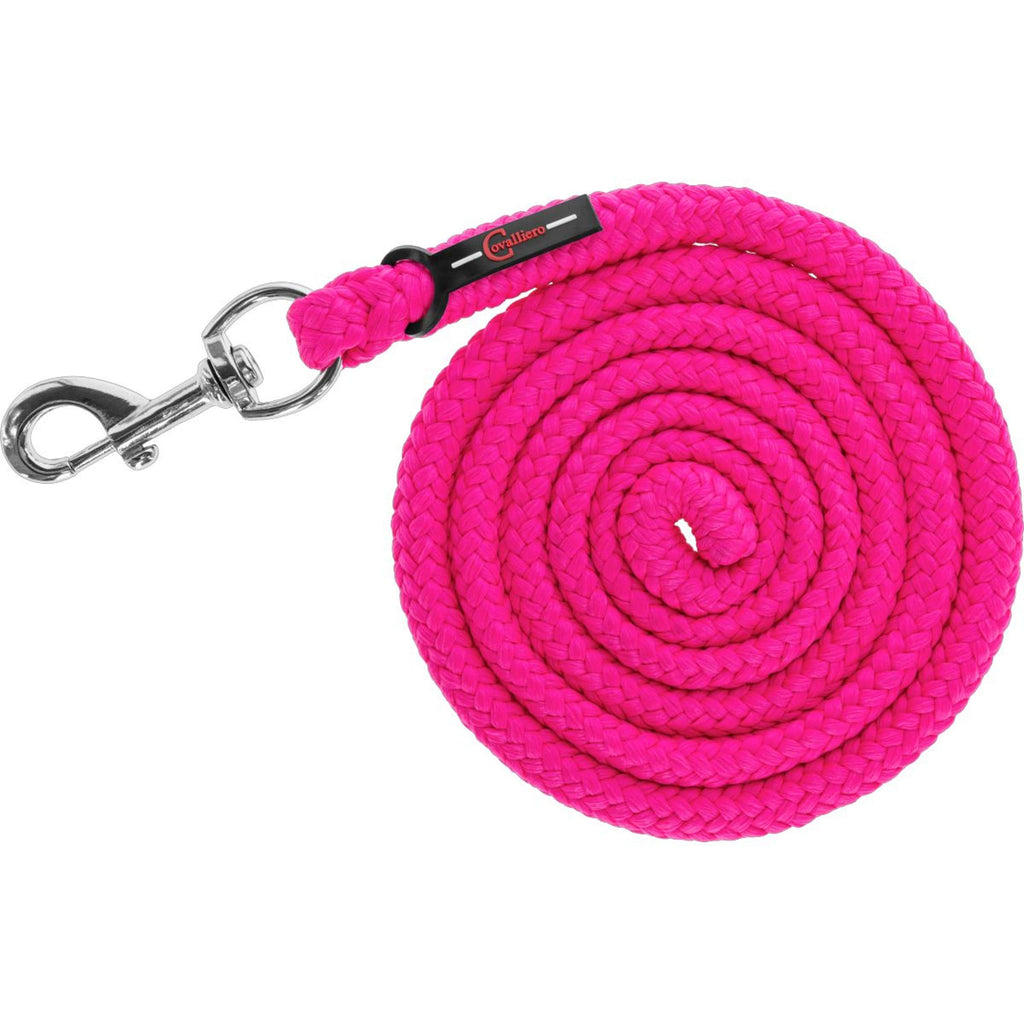 Covalliero Corde pour Licol Hippo avec Mousqueton Rose