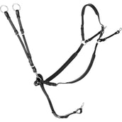 Covalliero Collier de Chasse avec Martingale Noir