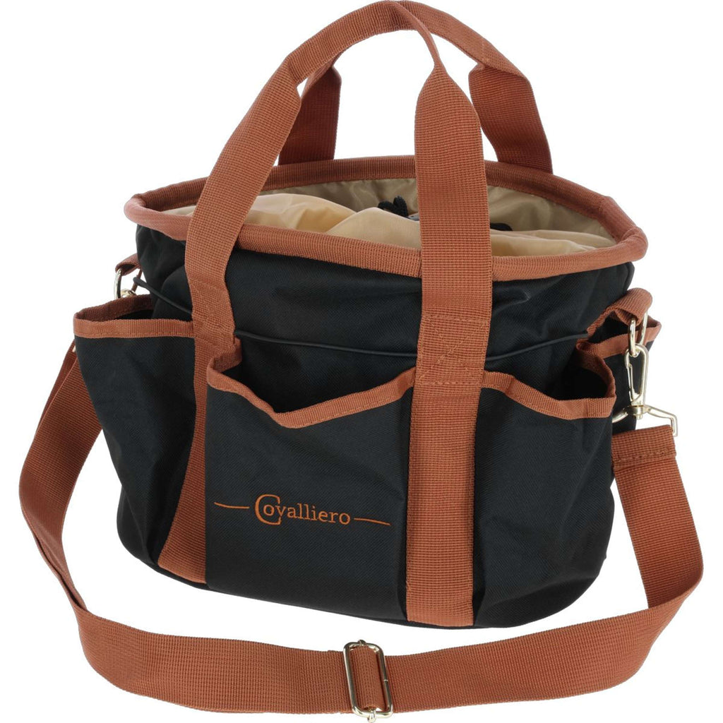 Covalliero Trousse de Pansage Noir/Cognac