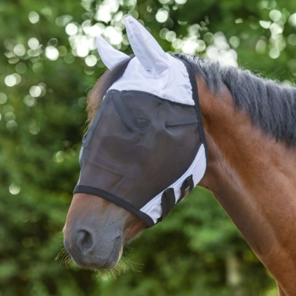 Kerbl Masque Anti-Mouches SuperFly Protection Oreilles Comprise