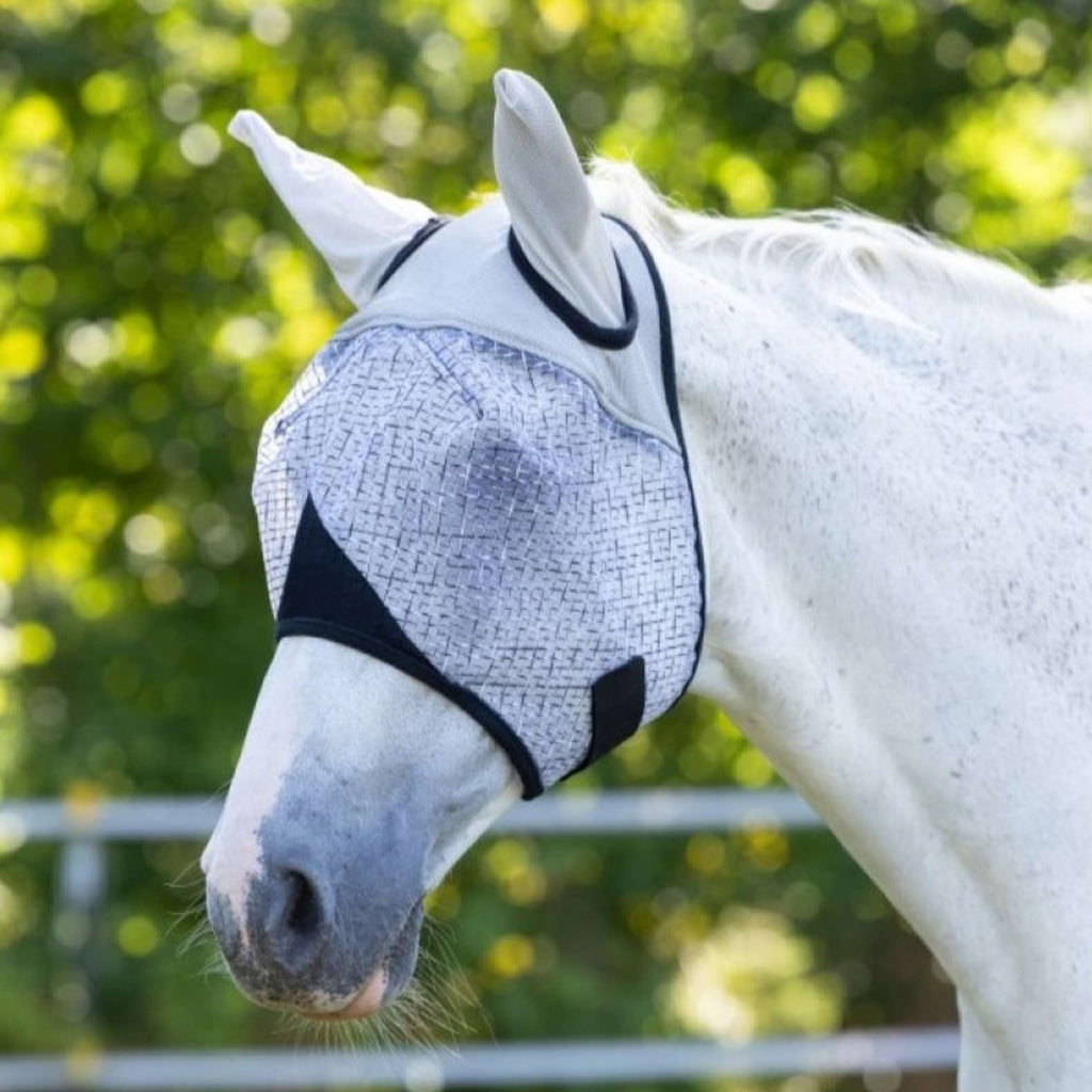 Kerbl Masque anti-mouches avec oreilles et protection UV