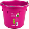 Kerbl Seau avec côté plat Rose