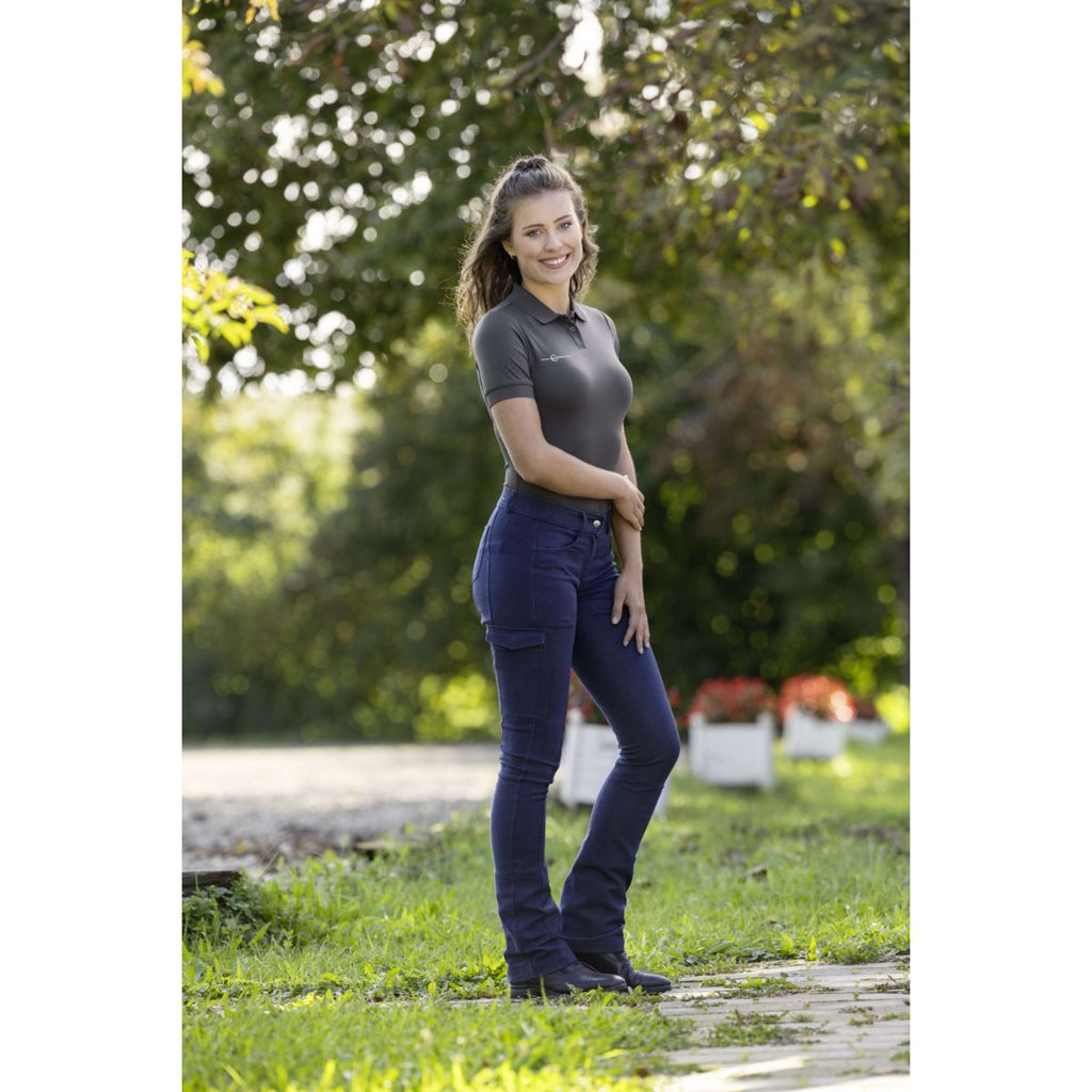 Covalliero Culotte d'Équitation Jodhpur BasicPlus Marin