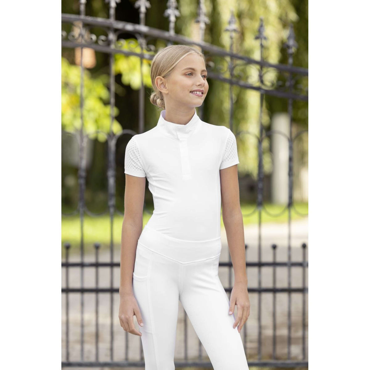Covalliero T-shirt de Concours Enfants Blanc