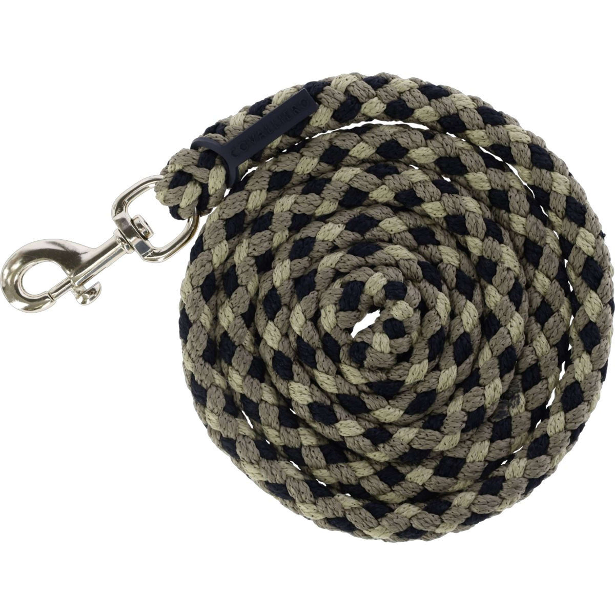 Covalliero Corde pour Licol SS26 avec Mousqueton Noir/Noix