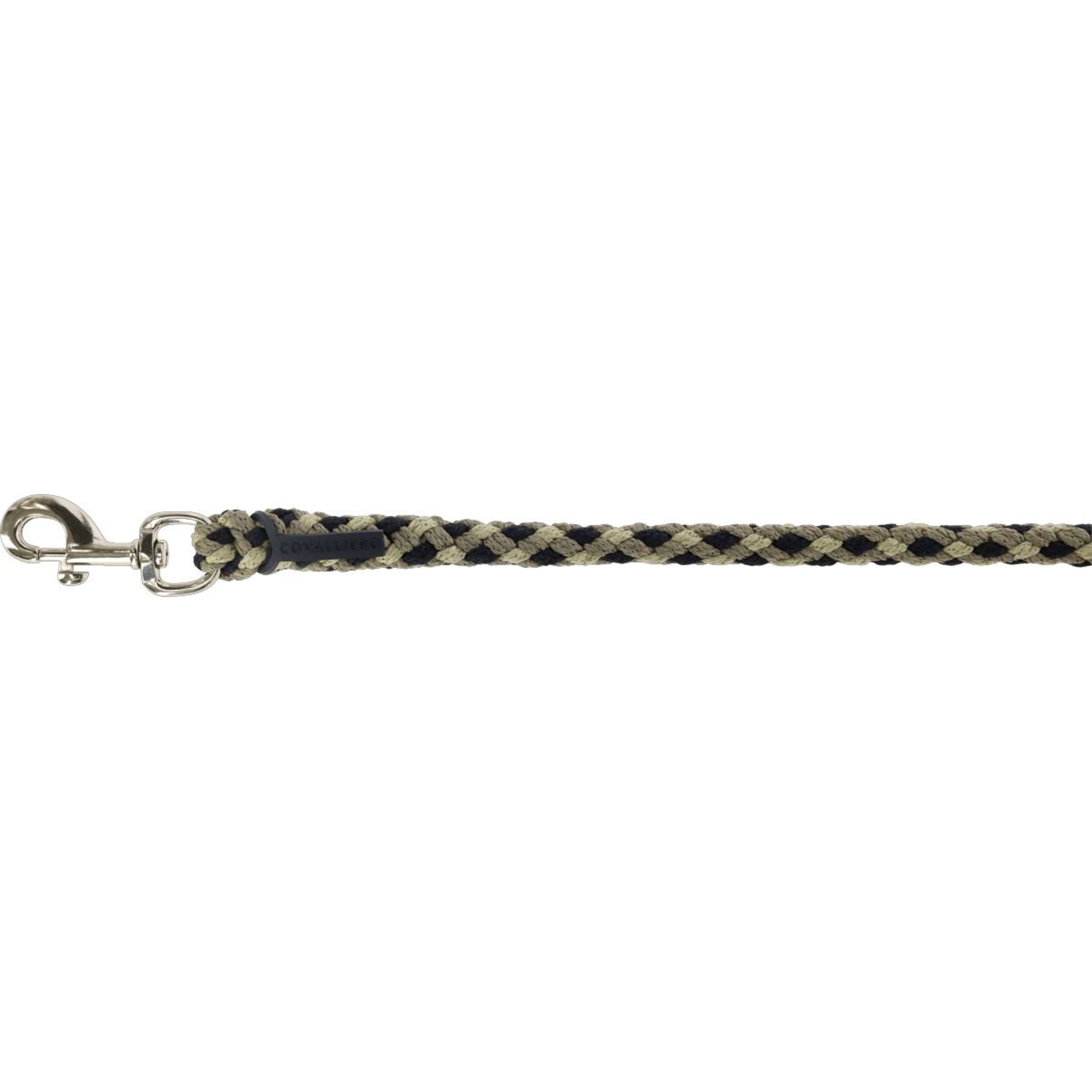 Covalliero Corde pour Licol SS26 avec Mousqueton Noir/Noix