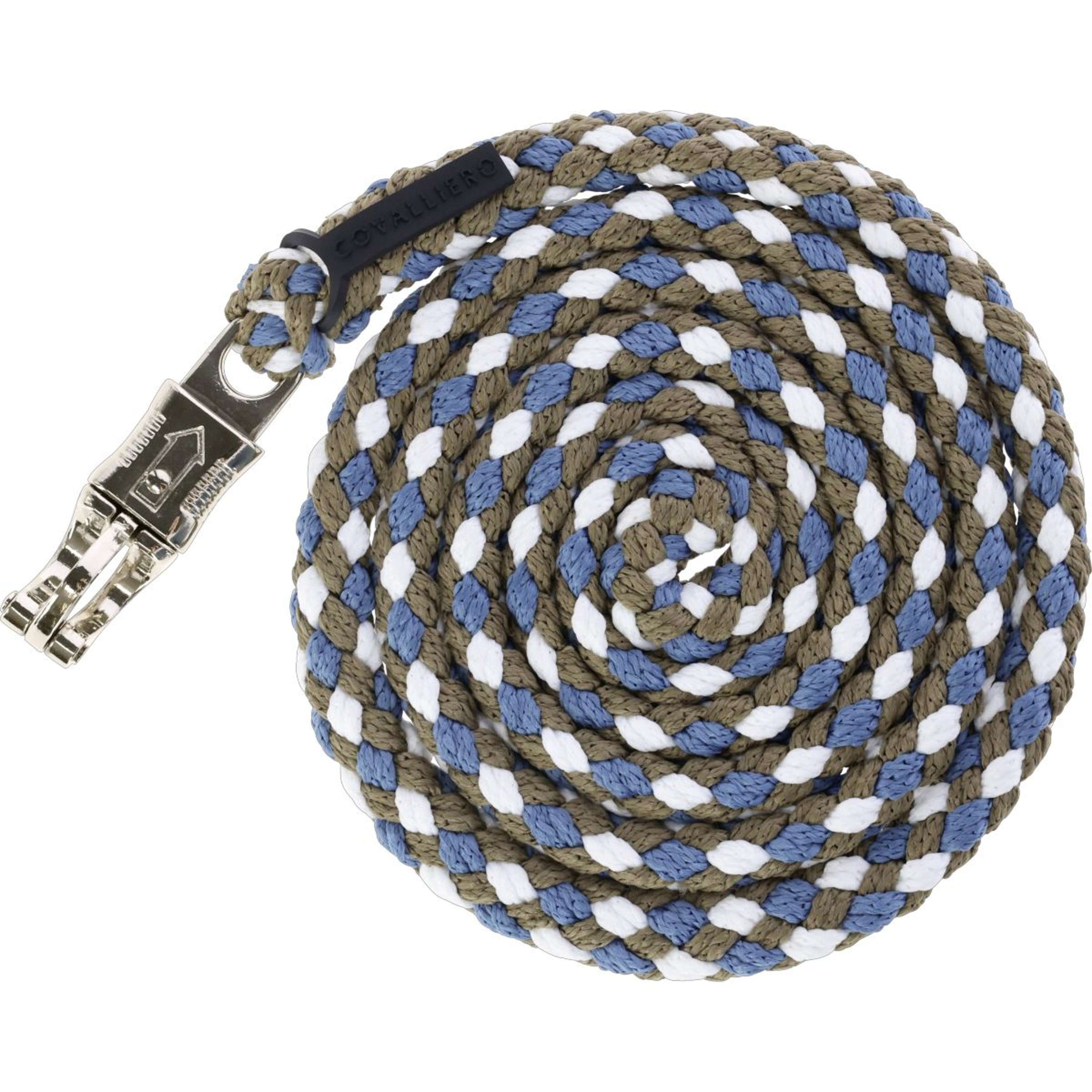 Covalliero Corde pour Licol SS26 avec Crochet Panique Smoked Blue/Noix