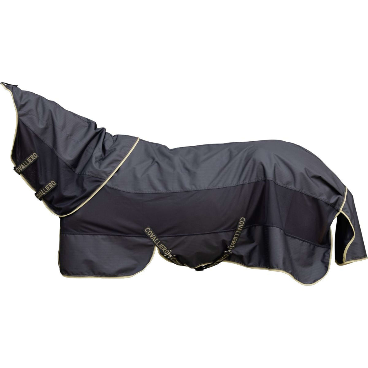 Covalliero Couverture Imperméable SS26 Noir