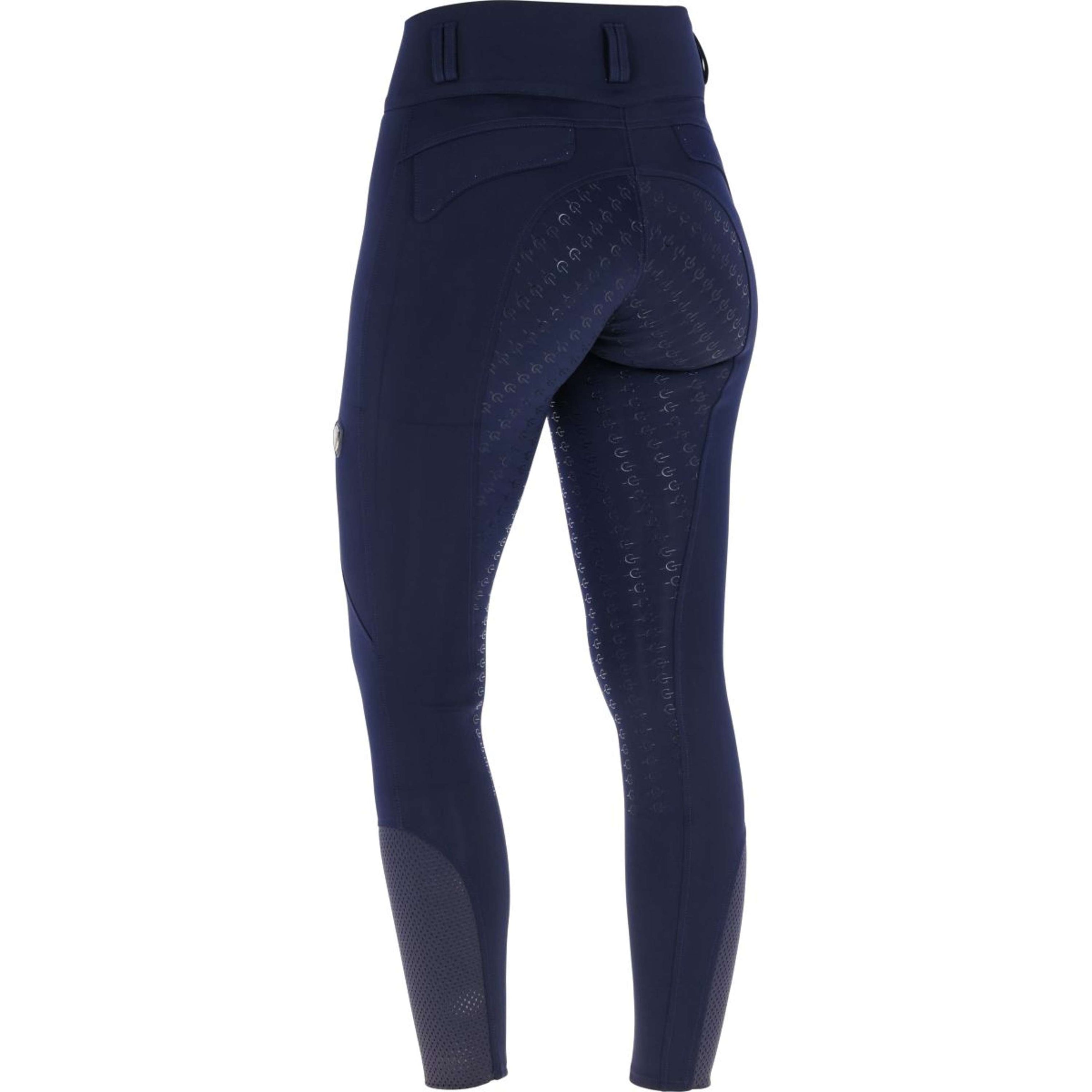 Covalliero Pantalon d'Équitation SS26 Femme Full Grip Foncé Marine