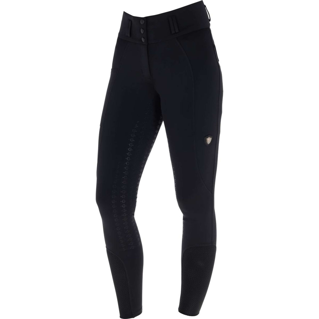 Covalliero Pantalon d'Équitation SS26 Femme Full Grip Noir