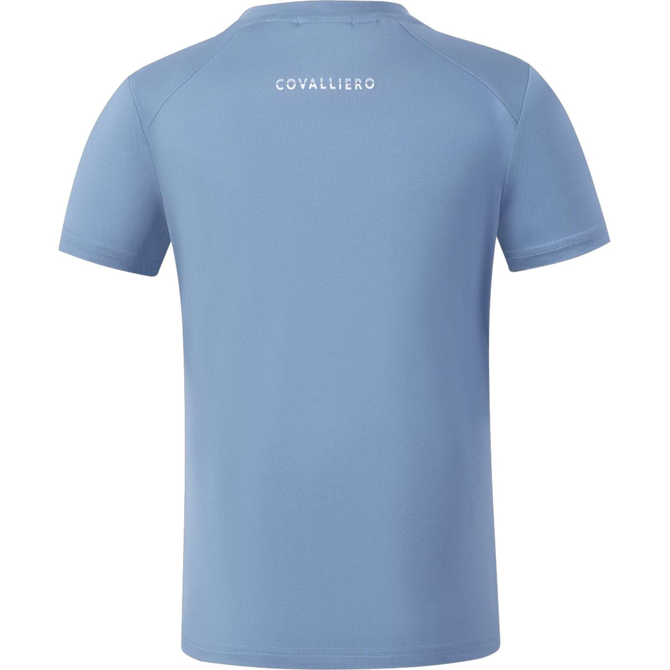 Covalliero T-Shirt SS26 Enfants Smoked Blue Covalliero T-Shirt SS26 Enfants Smoked Blue