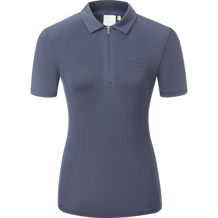 Covalliero Polo SS26 Femme Foncé Marine Covalliero Polo SS26 Femme Foncé Marine
