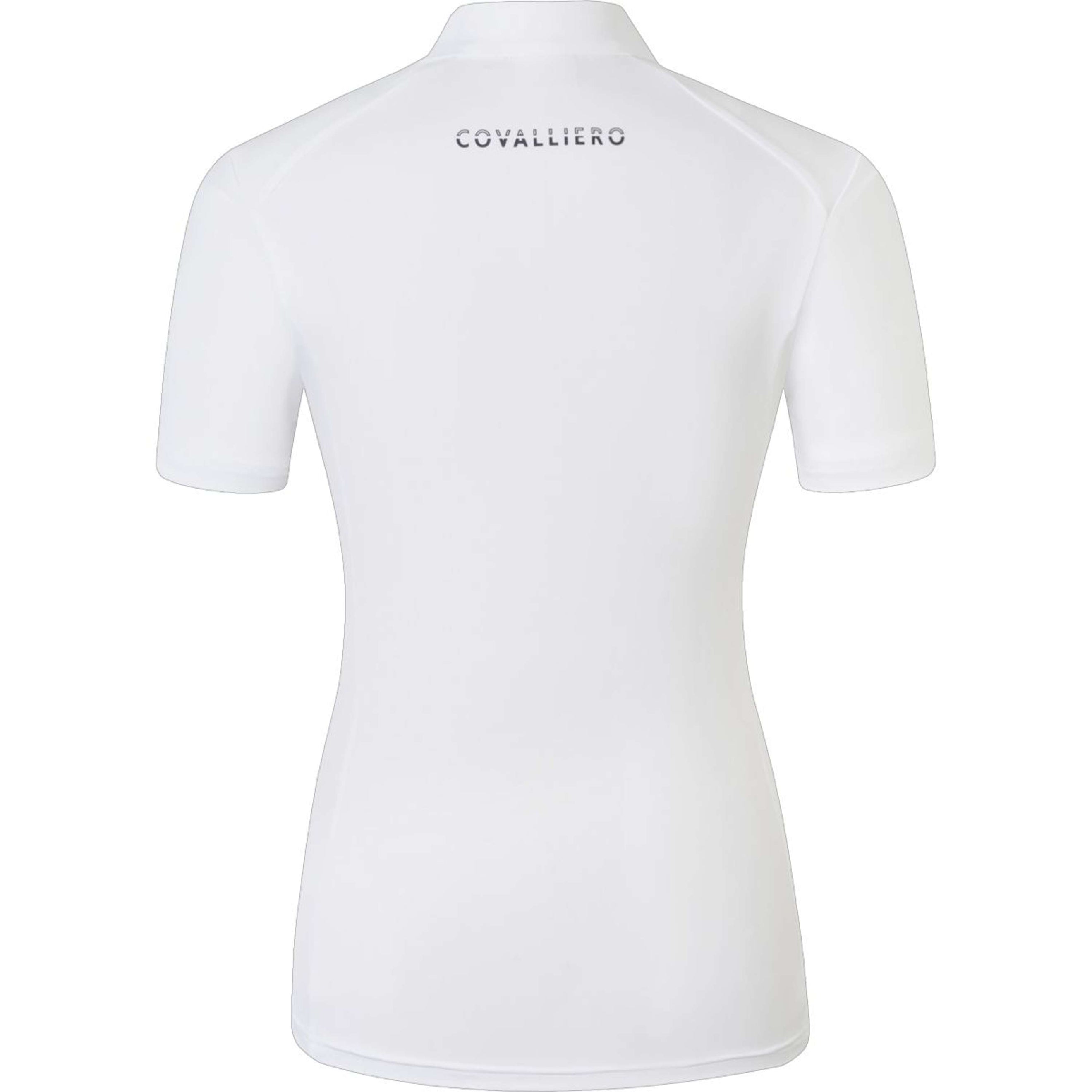 Covalliero Polo SS26 Femme Blanc Covalliero Polo SS26 Femme Blanc