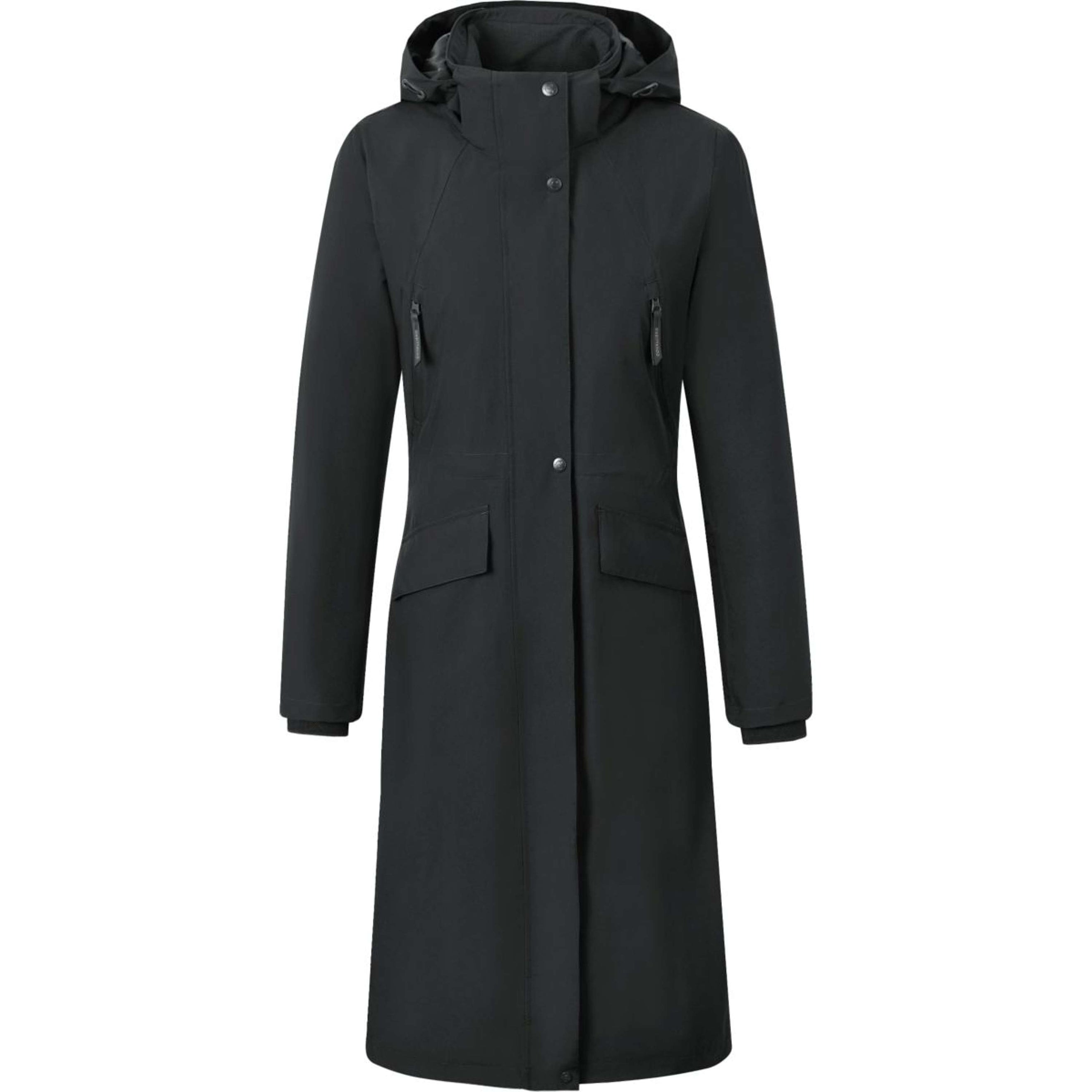 Covalliero Longue Impermêable SS26 Femme Noir