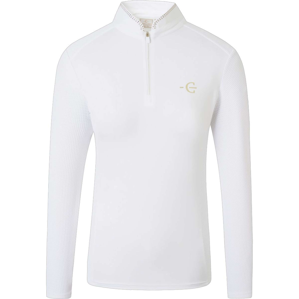 Covalliero T-shirt de Concours SS26 Femme Longues Manches Blanc