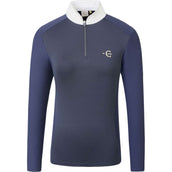 Covalliero T-shirt de Concours SS26 Femme Longues Manches Foncé Marine