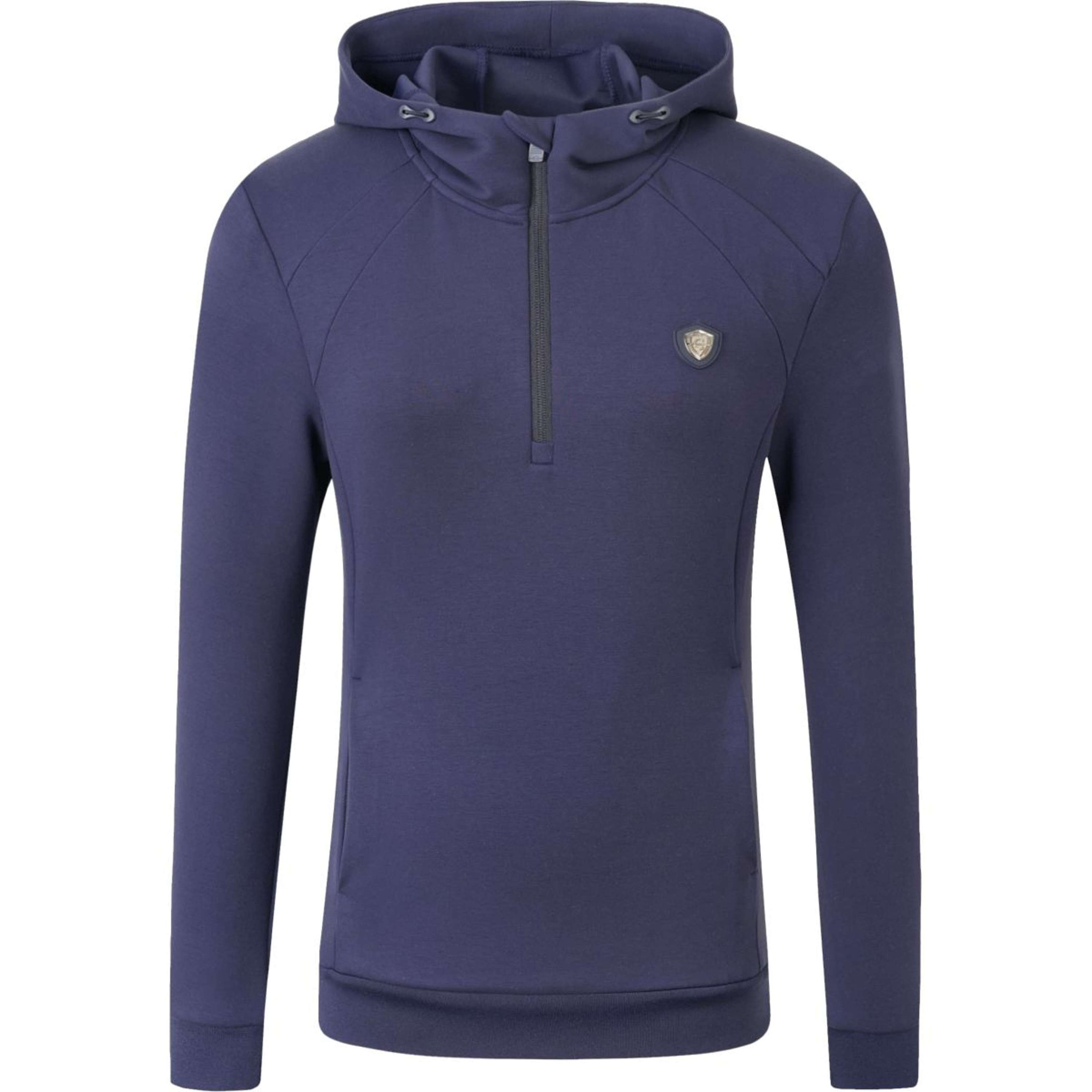 Covalliero Pull col Hoodie SS26 Femme Foncé Marine
