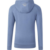 Covalliero Pull col Hoodie SS26 Femme Smoked Blue