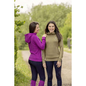 Covalliero Pull col Hoodie SS26 Femme Noix