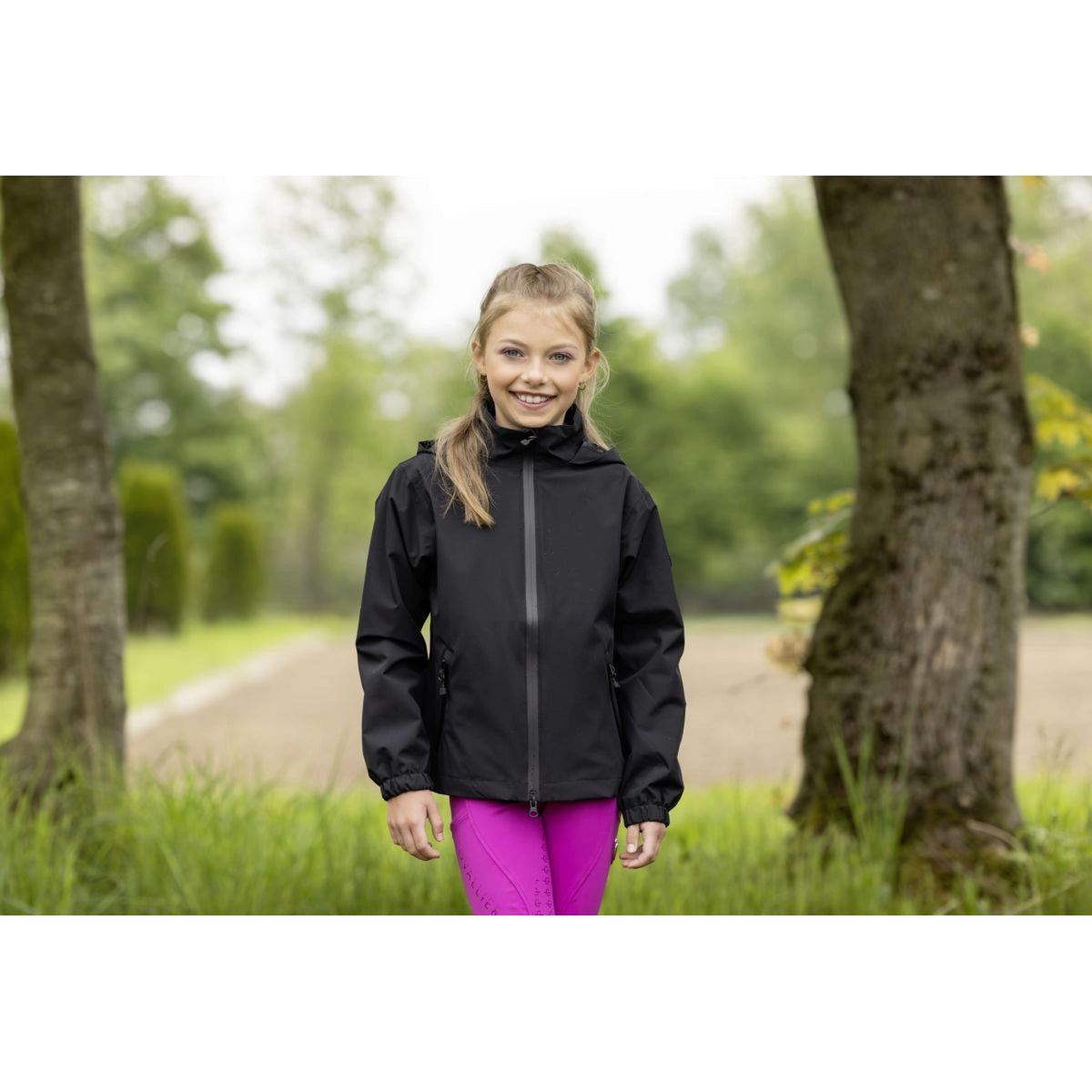 Covalliero Imperméable SS26 Enfants Noir