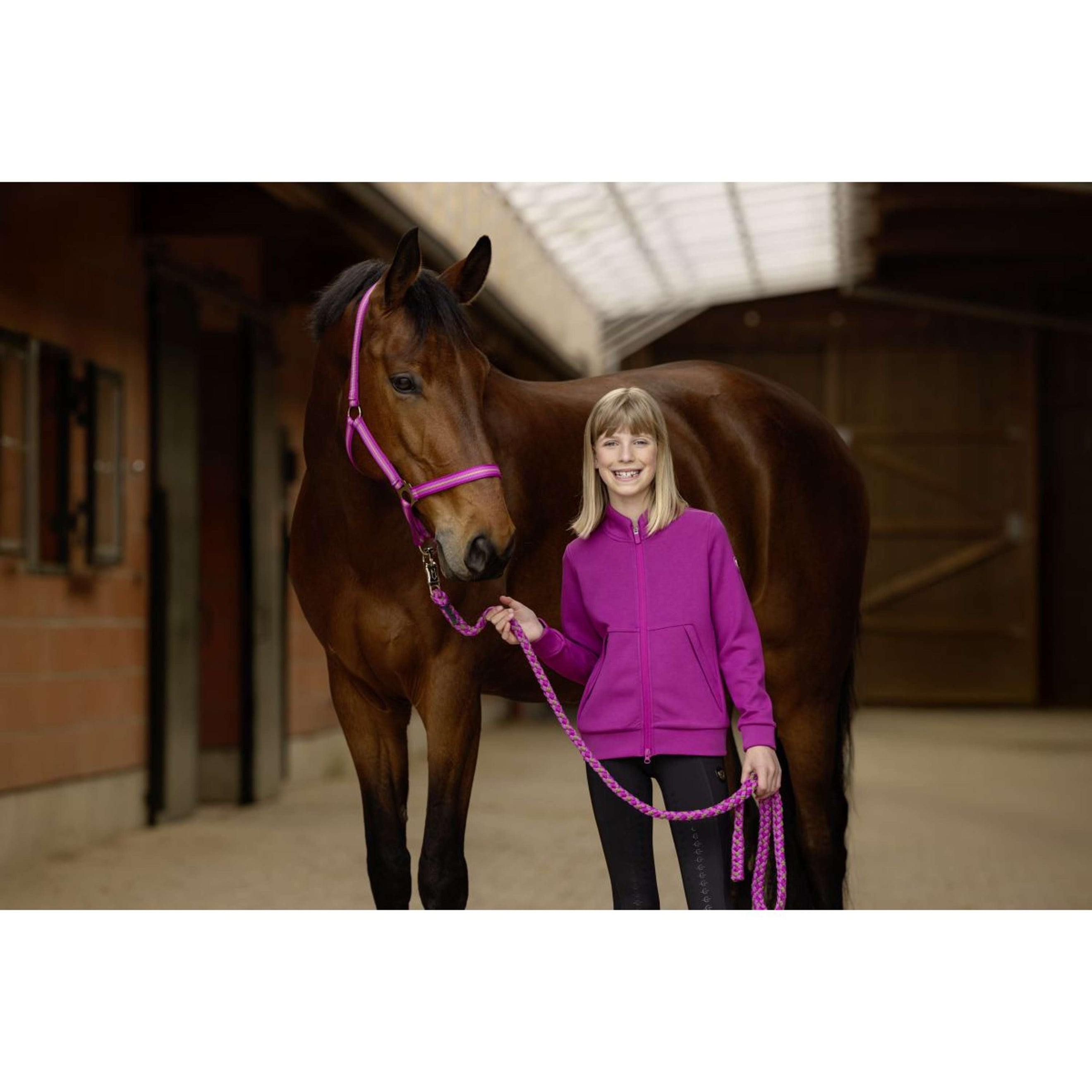 Covalliero Veste Polaire SS26 Enfants Light Berry