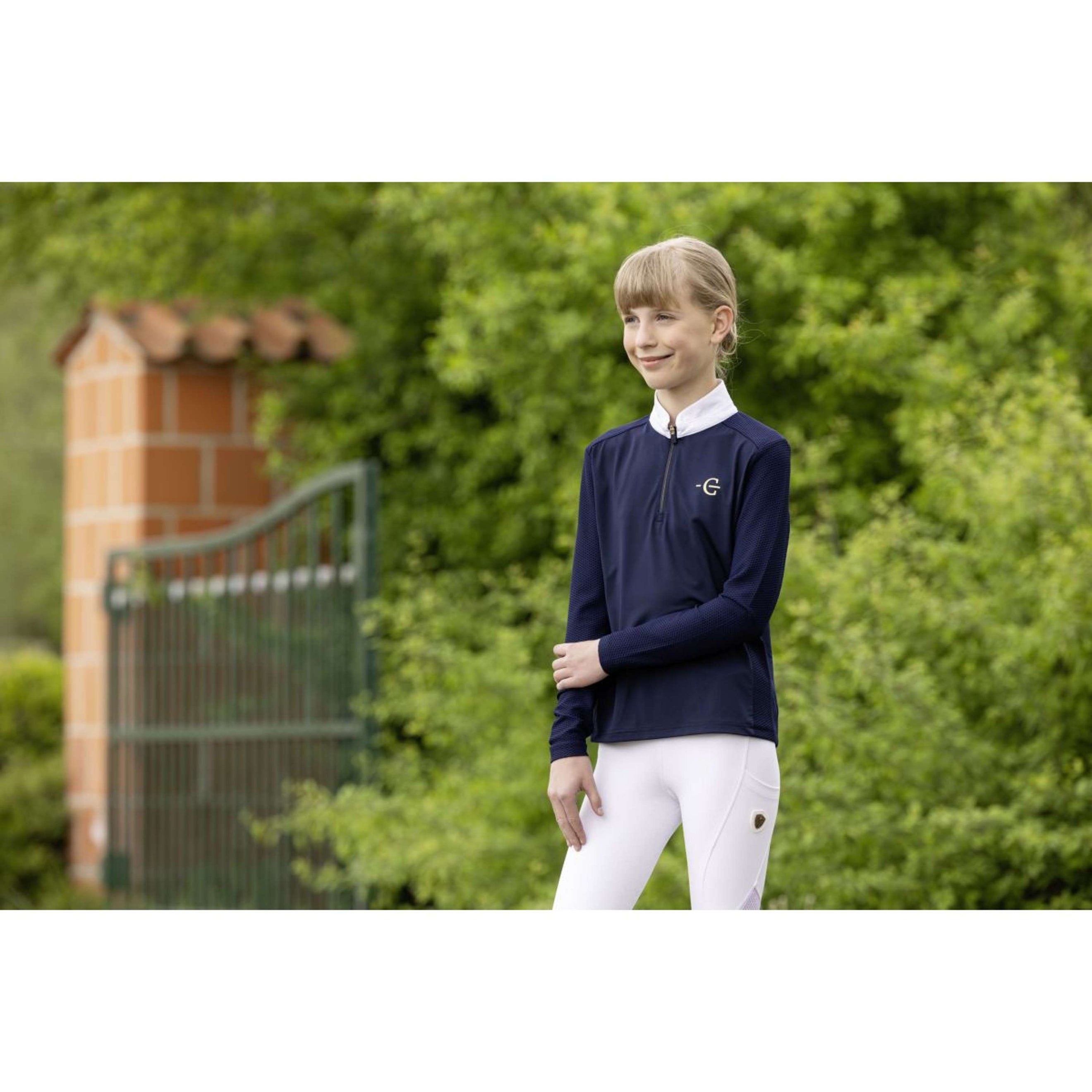 Covalliero T-shirt de Concours SS26 Enfants Longues Manches Foncé Marine Covalliero T-shirt de Concours SS26 Enfants Longues Manches Foncé Marine