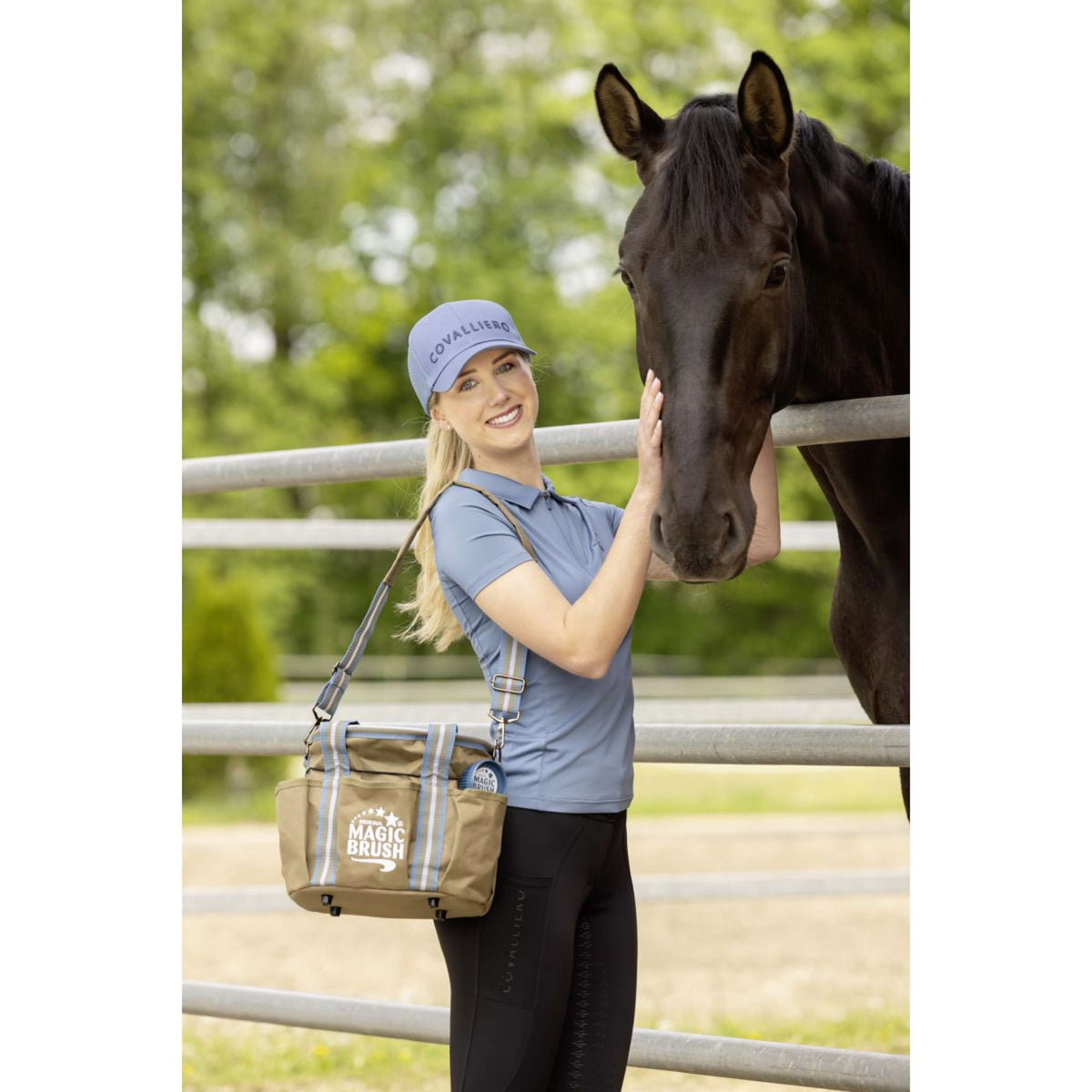 Covalliero Casquette SS26 Smoked Blue