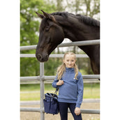 Covalliero Pull col Hoodie SS26 Enfants Smoked Blue