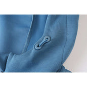 Covalliero Pull col Hoodie SS26 Femme Smoked Blue