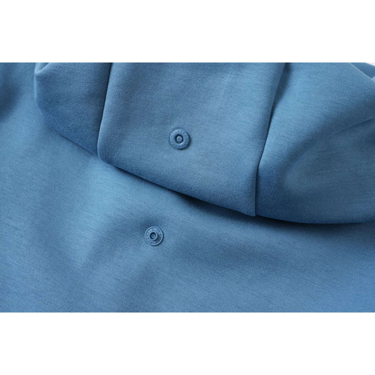 Covalliero Pull col Hoodie SS26 Enfants Smoked Blue