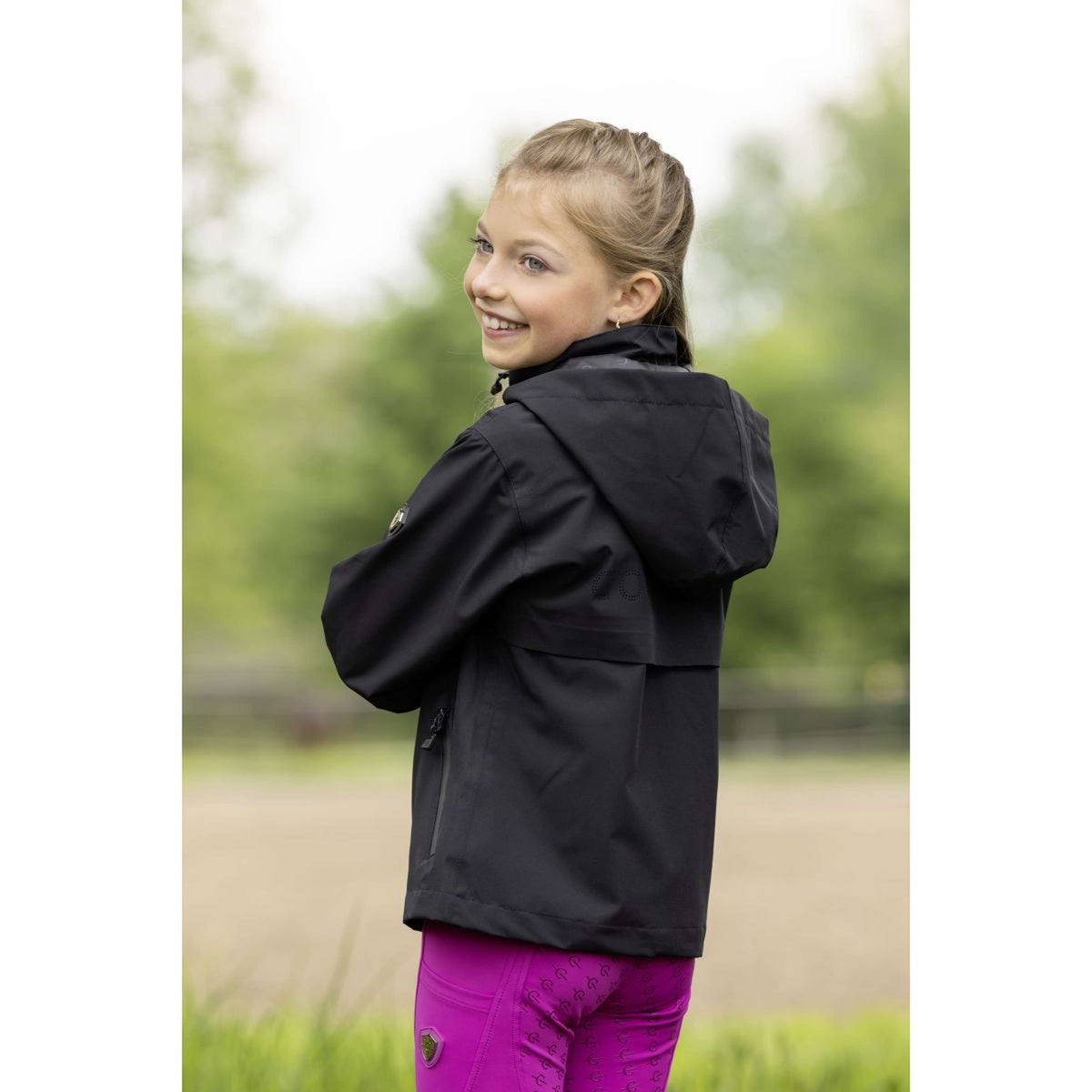 Covalliero Imperméable SS26 Enfants Noir