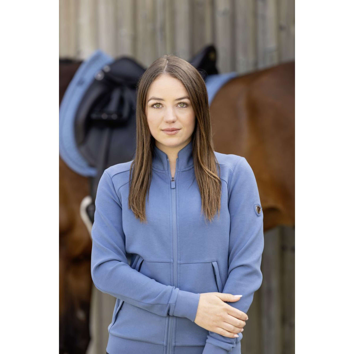 Covalliero Veste Polaire SS26 Femme Smoked Blue