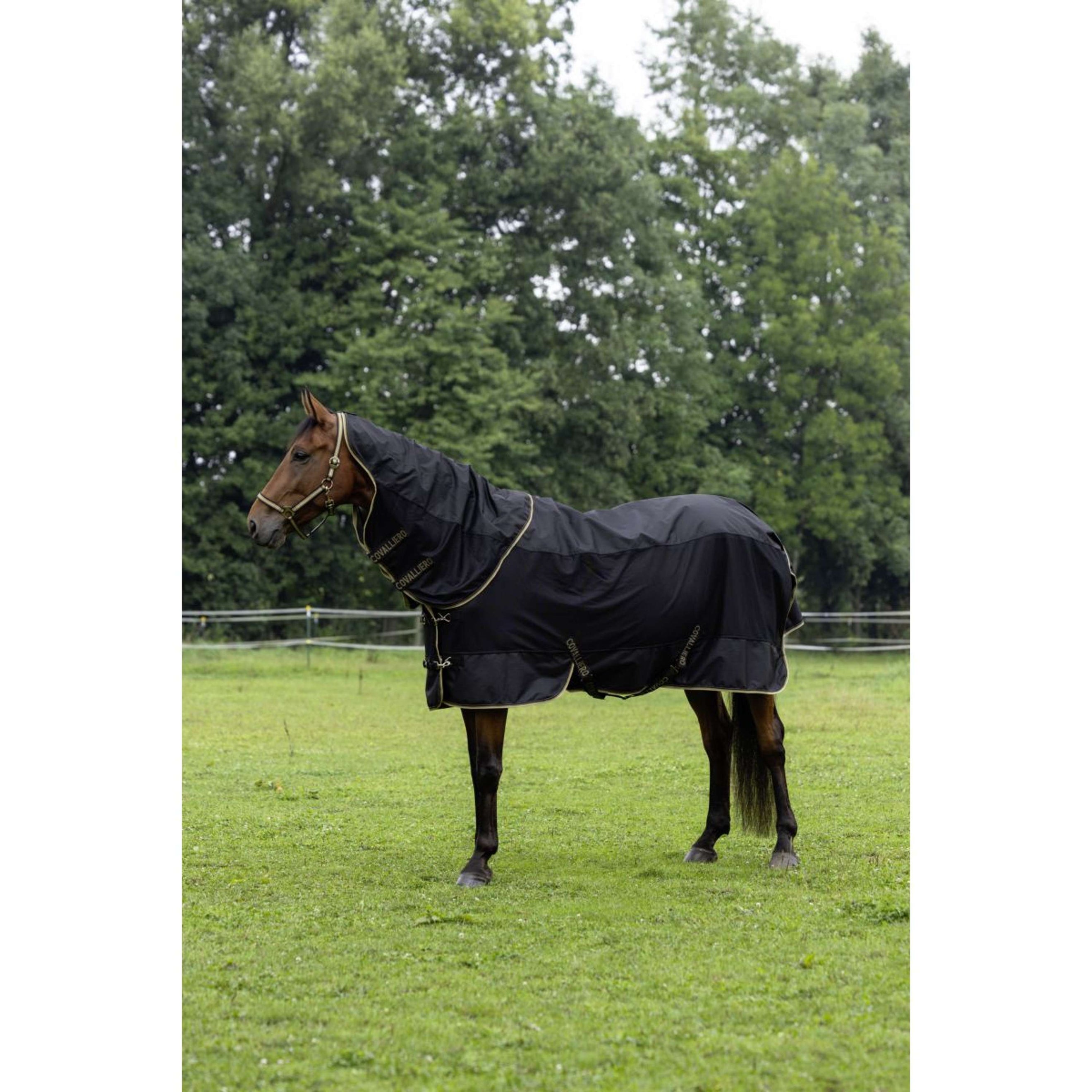 Covalliero Couverture Imperméable SS26 Noir Covalliero Couverture Imperméable SS26 Noir