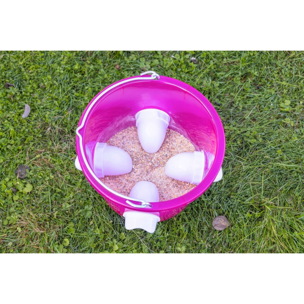 Kerbl Seau à Nourriture Poulets Rose