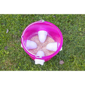 Kerbl Seau à Nourriture Poulets Rose